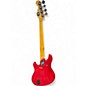 Used Squier Deluxe Dimension Bass V 5 String RED Electric Bass Guitar