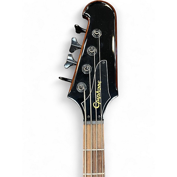 Used Epiphone Thunderbird IV Brown Sunburst Electric Bass Guitar