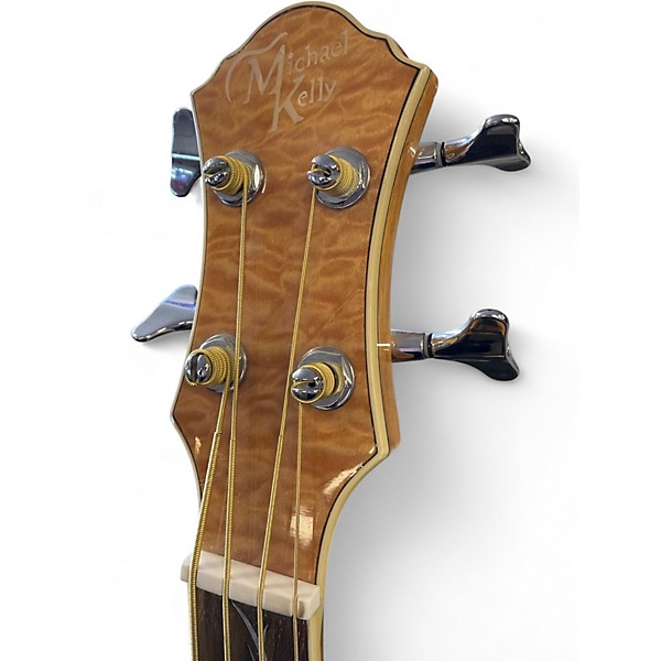 Used Michael Kelly dragonfly 4 Natural Acoustic Bass Guitar