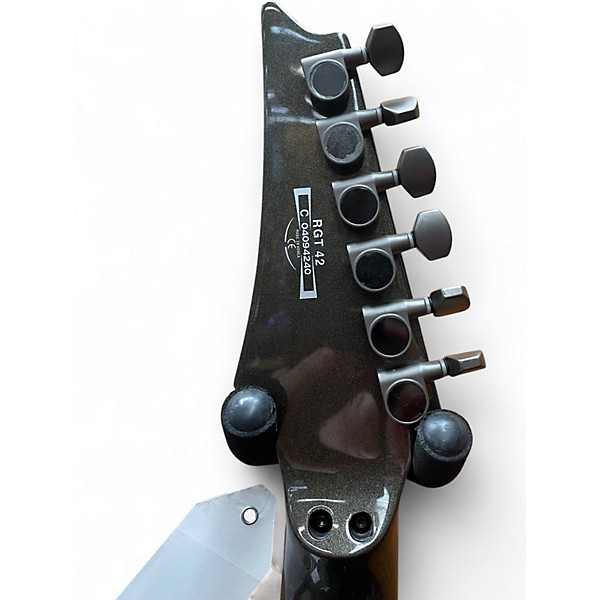 Used Ibanez RGT42 Gunmetal Gray Solid Body Electric Guitar