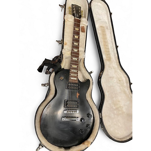 Used Gibson Les Paul Studio Black Solid Body Electric Guitar