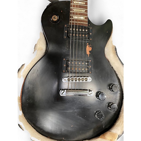 Used Gibson Les Paul Studio Black Solid Body Electric Guitar