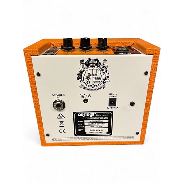 Used Orange Amplifiers Crush Mini Battery Powered Amp
