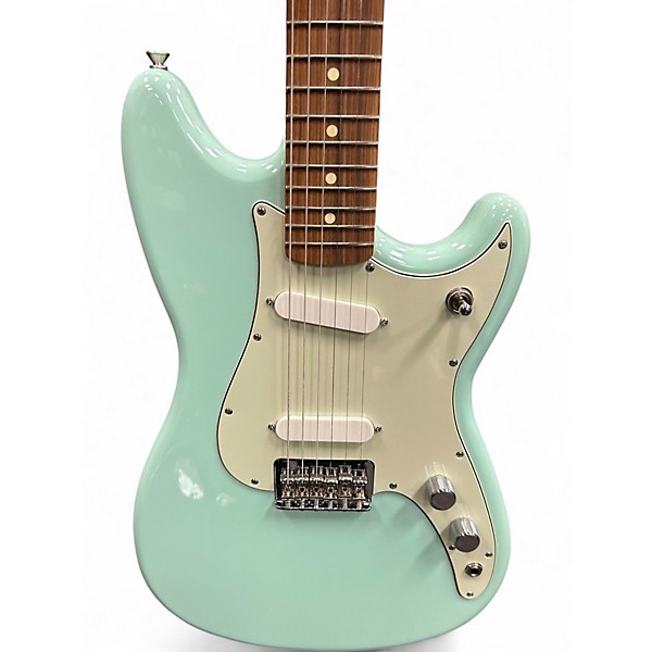 Used Fender Duo Sonic surf green Solid Body Electric Guitar