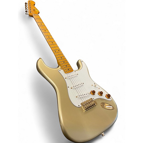 Used Squier 60th Anniversary Classic Vibe 50s Stratocaster Aztec Gold Solid Body Electric Guitar