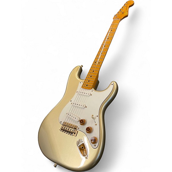 Used Squier 60th Anniversary Classic Vibe 50s Stratocaster Aztec Gold Solid Body Electric Guitar
