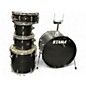 Used TAMA 5 Piece Imperialstar Black Oak Wrap Drum Kit thumbnail