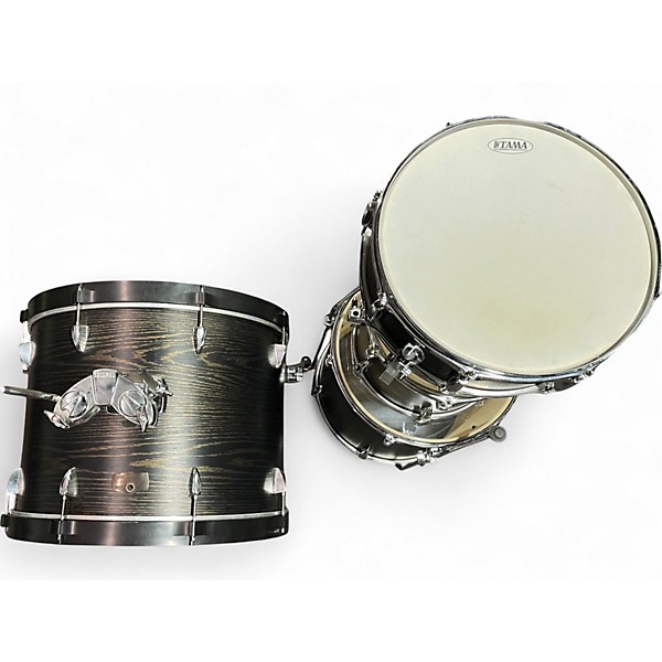 Used TAMA 5 Piece Imperialstar Black Oak Wrap Drum Kit