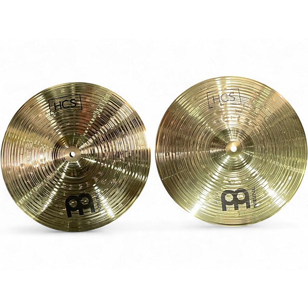 Used MEINL 14in HCS Hi Hat Pair Cymbal