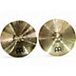 Used MEINL 14in HCS Hi Hat Pair Cymbal
