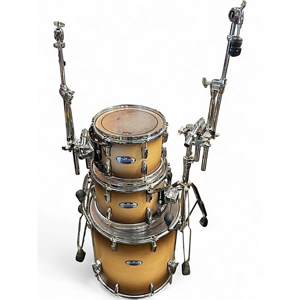 Used Pearl 4 Piece MASTERS MAPLE NATURAL SATIN BURSTR Drum Kit