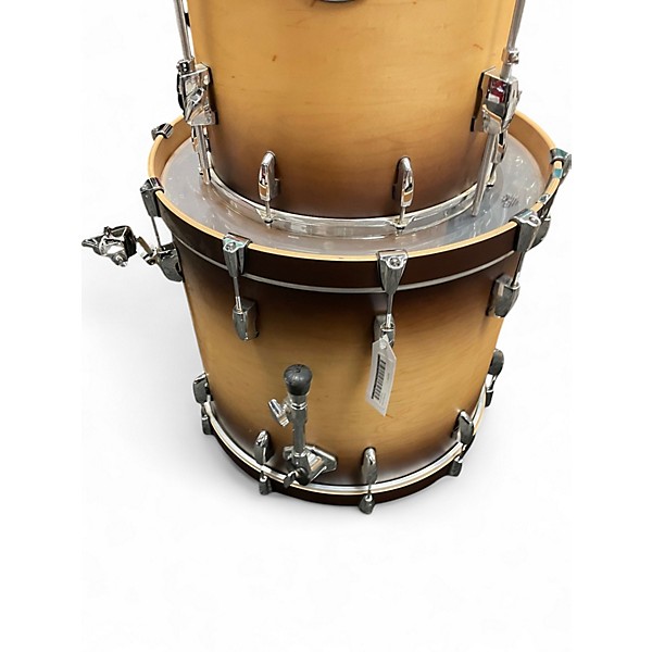 Used Pearl 4 Piece MASTERS MAPLE NATURAL SATIN BURSTR Drum Kit