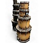 Used Pearl 4 Piece MASTERS MAPLE NATURAL SATIN BURSTR Drum Kit