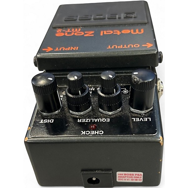 Used BOSS MT2 Metal Zone Distortion Effect Pedal