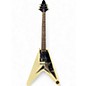 Used 2000 Epiphone Flying V Musician's Friend Special Edition White and Silver Solid Body Electric Guitar thumbnail