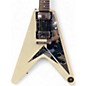 Used 2000 Epiphone Flying V Musician's Friend Special Edition White and Silver Solid Body Electric Guitar
