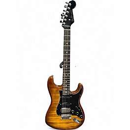 Used Fender American Ultra Stratocaster HSS Tiger's Eye Solid Body Electric Guitar