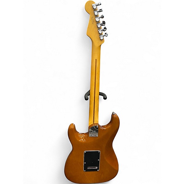 Used Fender American Ultra Stratocaster HSS Tiger's Eye Solid Body Electric Guitar