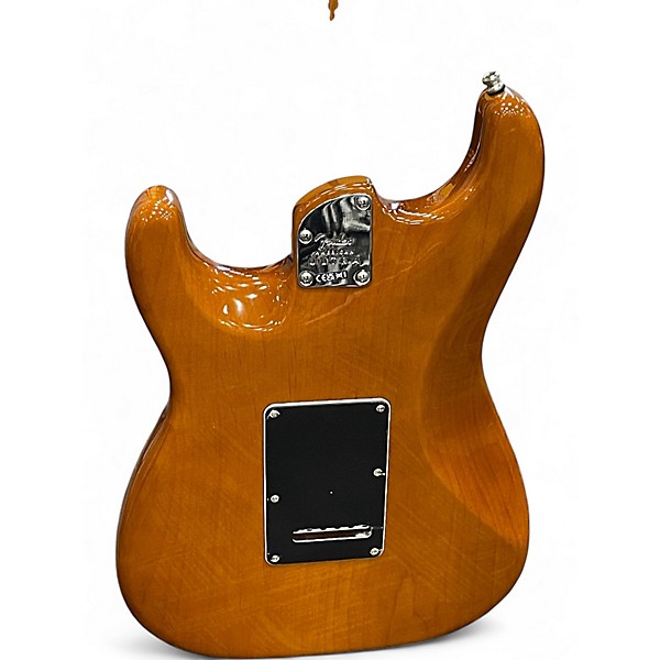 Used Fender American Ultra Stratocaster HSS Tiger's Eye Solid Body Electric Guitar