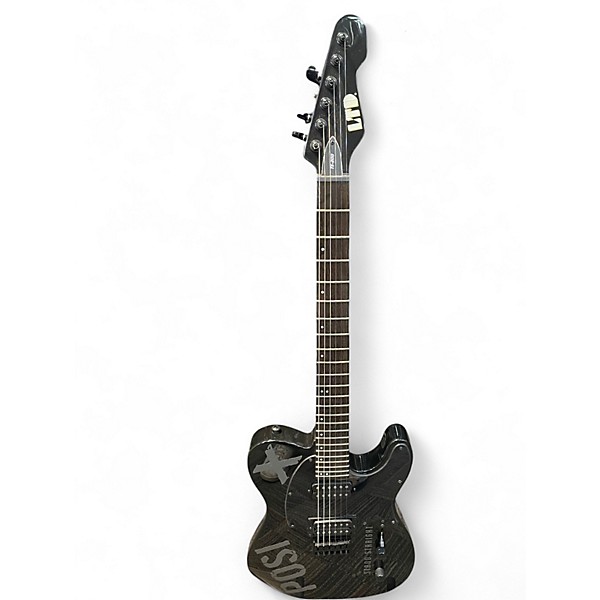 Used ESP LTD TE200 Black Solid Body Electric Guitar