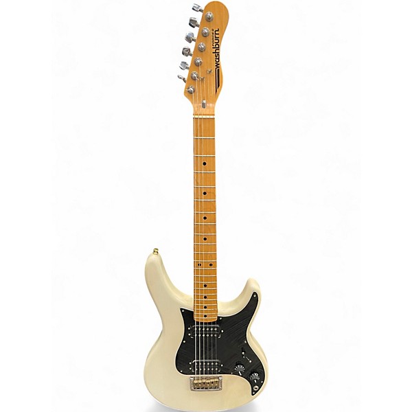 Used Washburn force 2 Antique Ivory Solid Body Electric Guitar