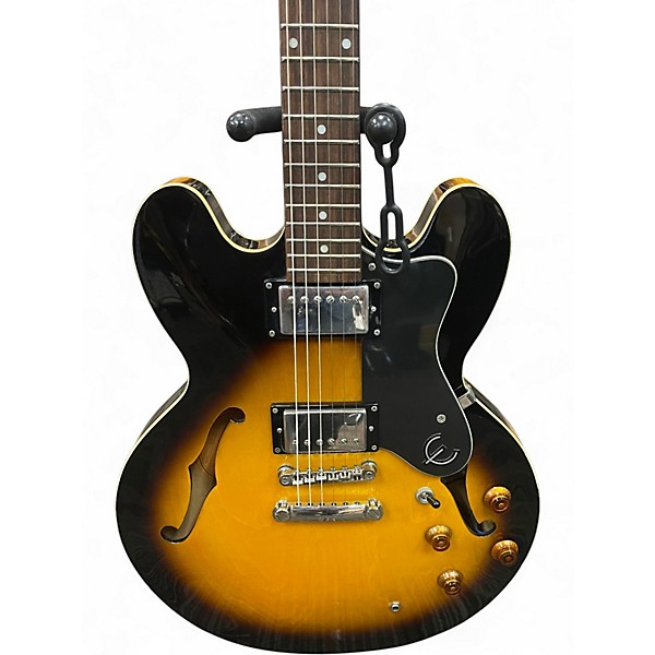 Used Epiphone Dot Sunburst Hollow Body Electric Guitar