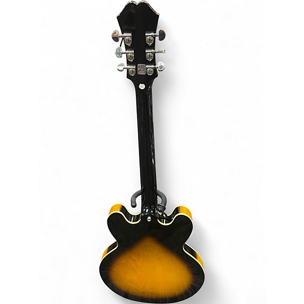 Used Epiphone Dot Sunburst Hollow Body Electric Guitar