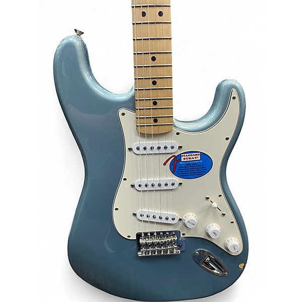 Used Fender Standard Stratocaster Blue Agave Solid Body Electric Guitar