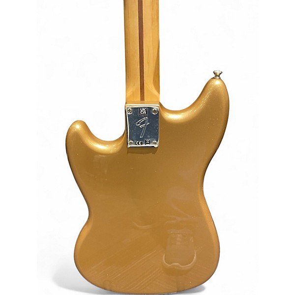 Used Fender Player Mustang Bass PJ FIREMIST GOLD Electric Bass Guitar