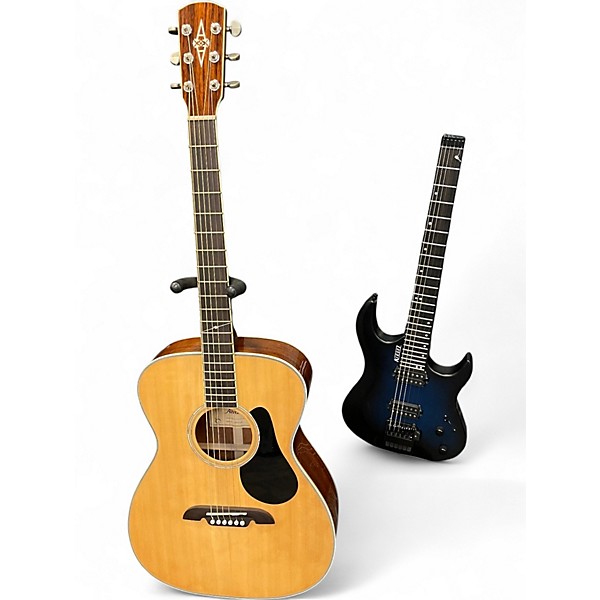 Used Alvarez af60s Natural Acoustic Guitar