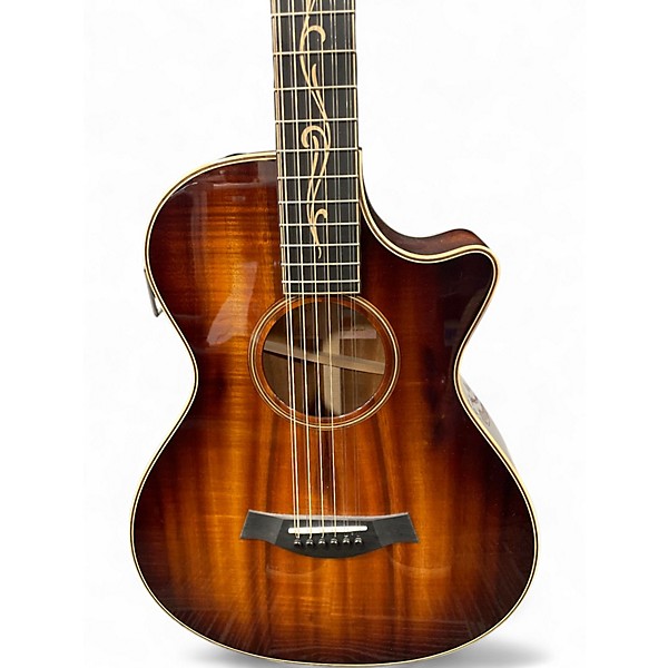 Used Taylor K62CE LTD 12 STRING 12FRET ALL KOA ACOUSTIC ELECTRIC SHADED SHADED EDGE BURST 12 String Acoustic Electric Guitar