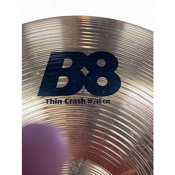 Used SABIAN 18in B8 Thin Crash Cymbal