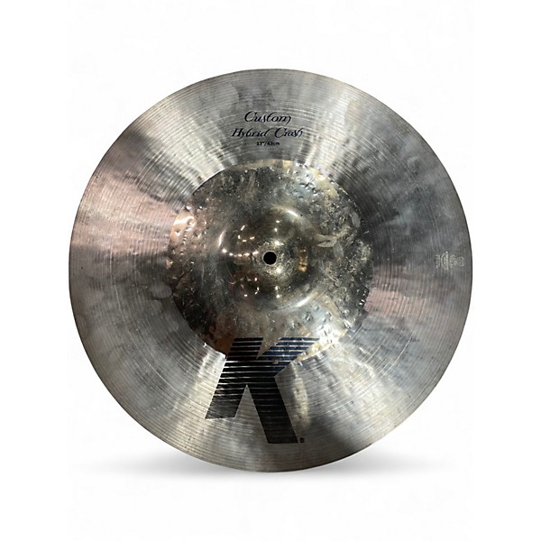 Used Zildjian 16in K Custom Hybrid Crash Cymbal