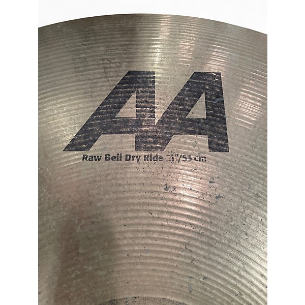 Used SABIAN 21in AA Raw Bell Dry Ride Cymbal
