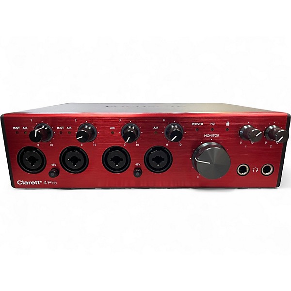 Used Focusrite Clarett+ 4Pre Audio Interface