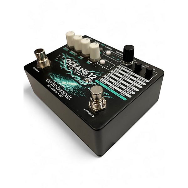 Used Electro-Harmonix OCEANS 12 REVERB Effect Pedal