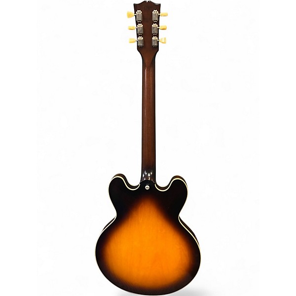 Used Gibson ES335 Tobacco Burst Hollow Body Electric Guitar