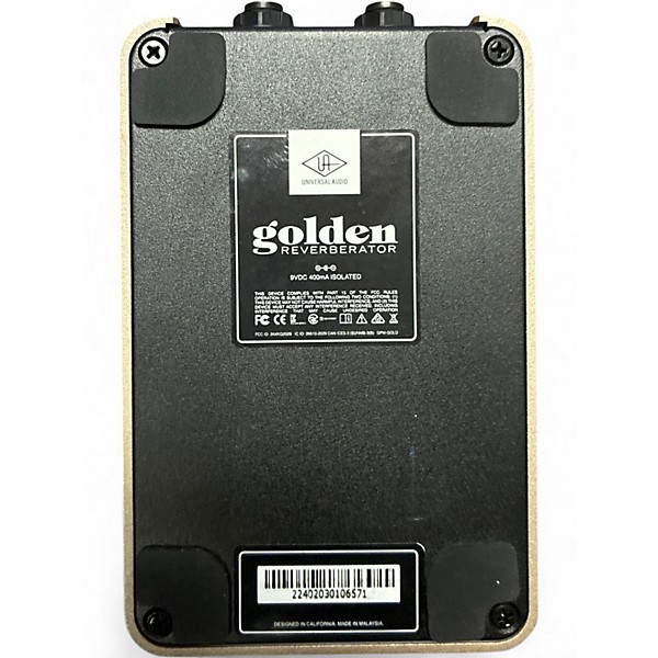 Used Universal Audio Golden Reverberator Effect Pedal
