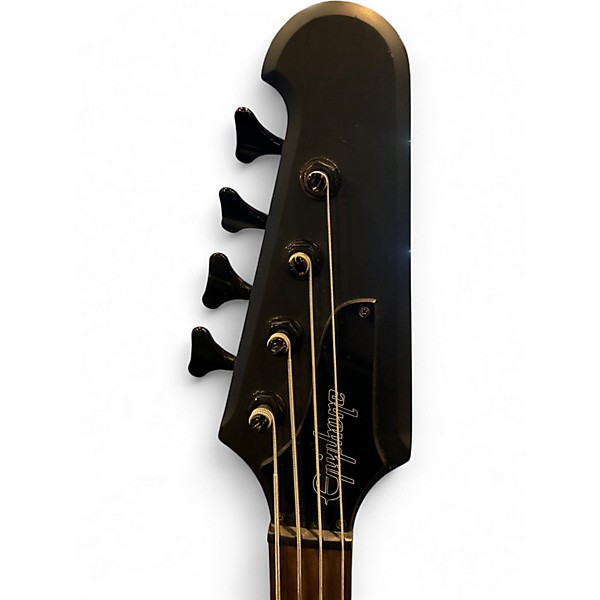 Used Epiphone Nikki Sixx Signature Blackbird Black Electric Bass Guitar