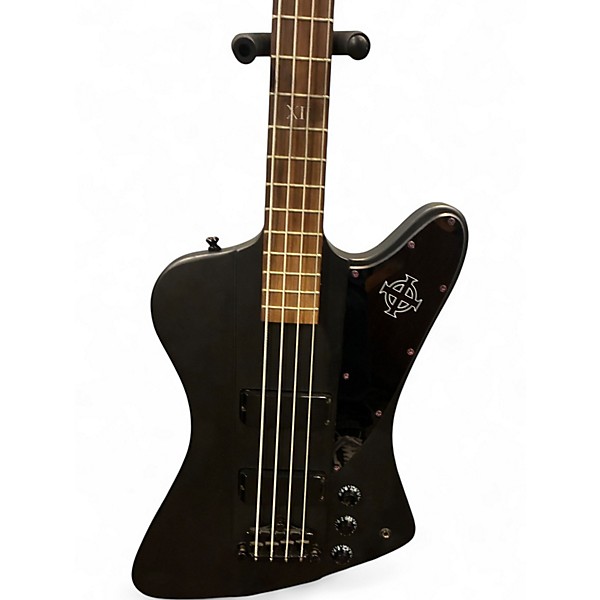 Used Epiphone Nikki Sixx Signature Blackbird Black Electric Bass Guitar