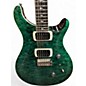 Used PRS SE Custom 24 Quilt Top Teal Black Solid Body Electric Guitar