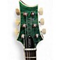 Used PRS SE Custom 24 Quilt Top Teal Black Solid Body Electric Guitar