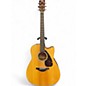Used 2014 Yamaha FGX700SC Natural Acoustic Electric Guitar thumbnail