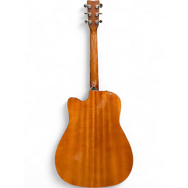 Used 2014 Yamaha FGX700SC Natural Acoustic Electric Guitar