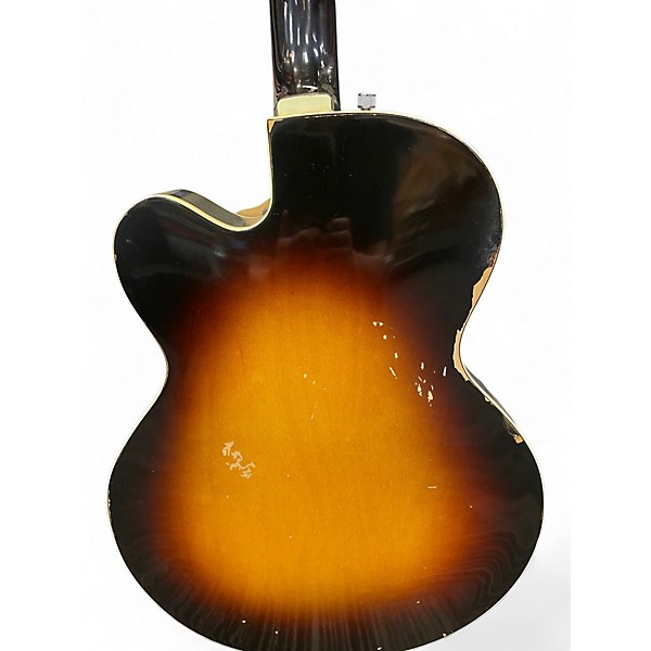 Vintage 1963 Gretsch Guitars Double Anniversary 6117 Sunburst Hollow Body Electric Guitar