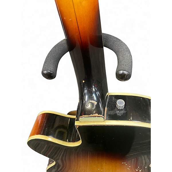 Vintage 1963 Gretsch Guitars Double Anniversary 6117 Sunburst Hollow Body Electric Guitar