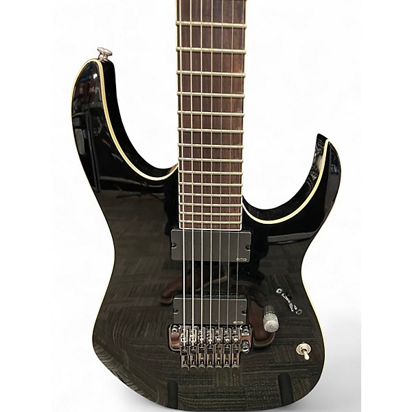 Used Ibanez RGIR27E Iron Label 7 String Black  Solid Body Electric Guitar