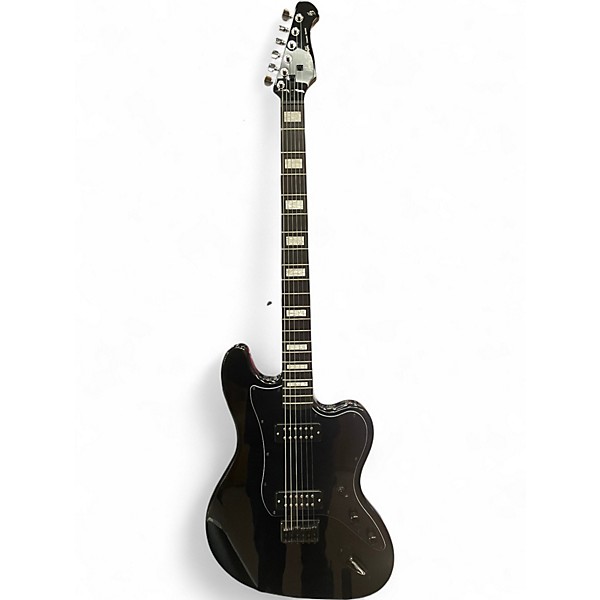 Used Harley Benton JA baritone Black Baritone Guitars