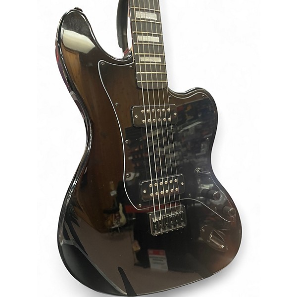 Used Harley Benton JA baritone Black Baritone Guitars