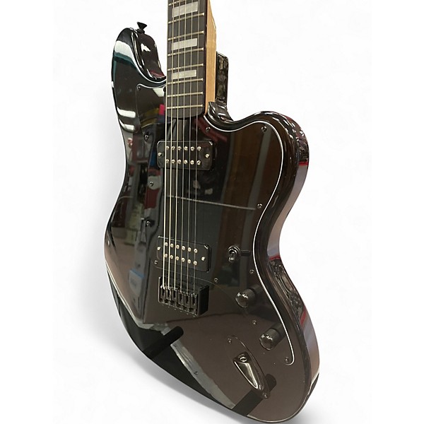 Used Harley Benton JA baritone Black Baritone Guitars